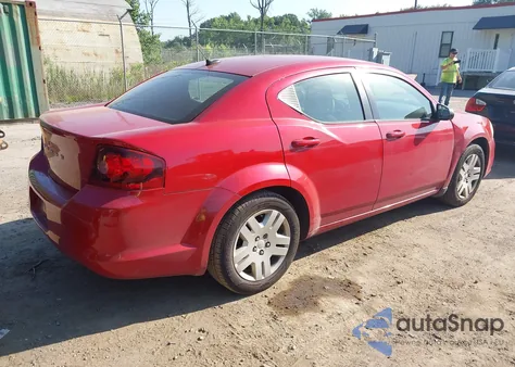 2013 Dodge Avenger Se from USA, damaged, VIN 1C3CDZAB0DN548020
